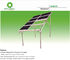 Durable Adjustable Aluminum Solar Panel Mounting System PV Structure 10 Years Warranty