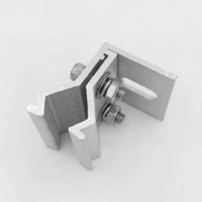 Harga yang bagus Aluminium Alloy Mid Clamp Solar Metal Roof Clamps Untuk Panel Surya on line