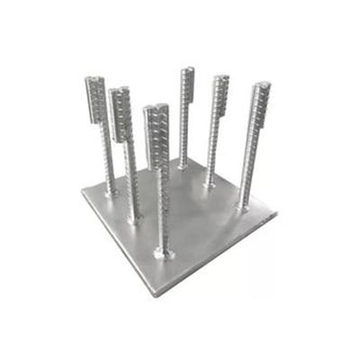 Harga yang bagus Plat embedded aluminium persegi panjang anodisasi dengan kepala studs on line