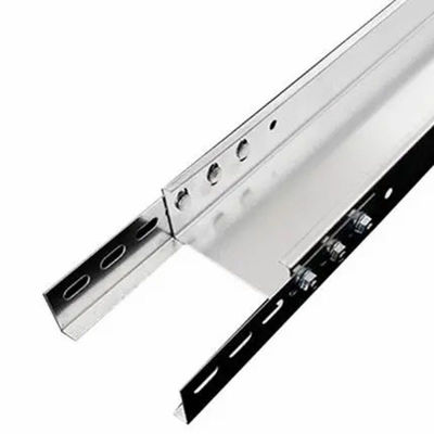 Harga yang bagus 450mm 600mm Perforated Cable Tray OEM Aluminium Cable Tray Perforated Trough on line